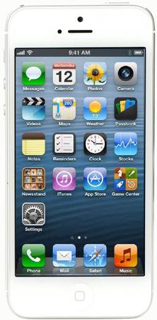 Смартфон Apple iPhone 5 32Gb White & Silver - Лянтор